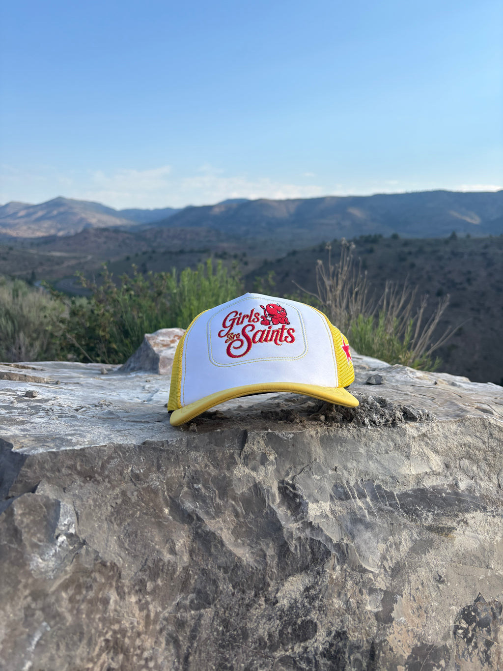 Girls Are Saints YELLOW TRUCKER