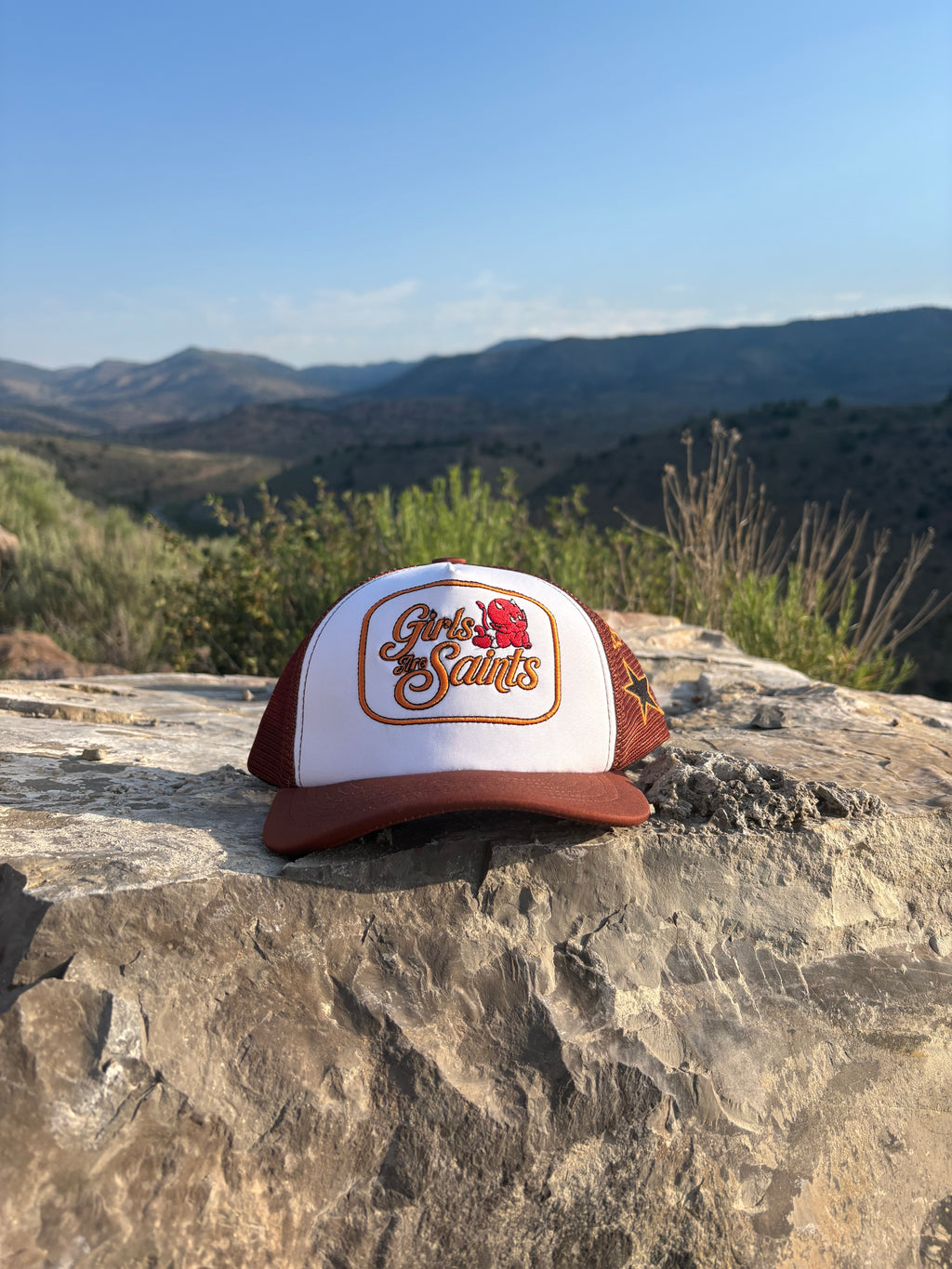 Girls Are Saints BROWN TRUCKER