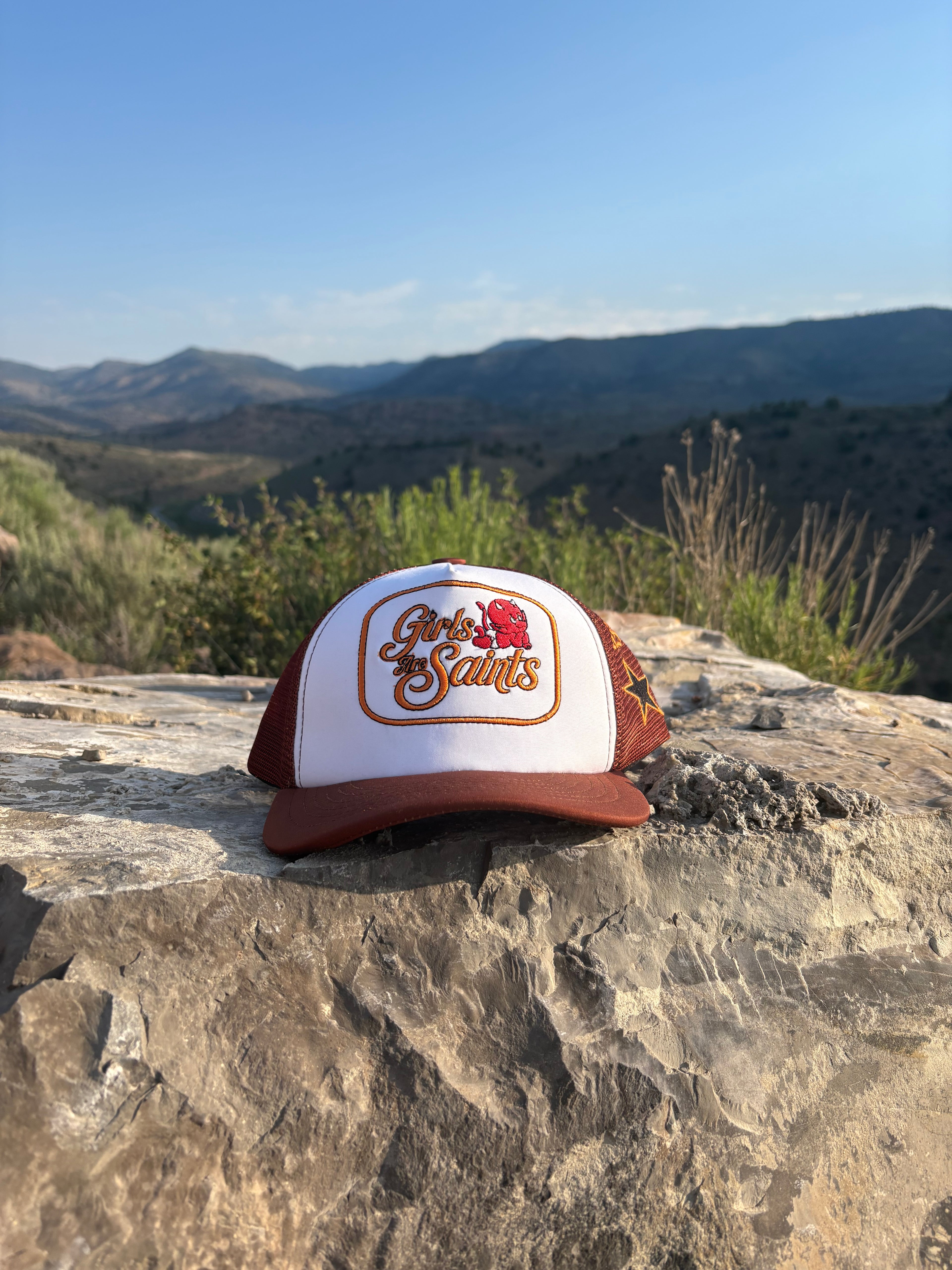 Girls Are Saints BROWN TRUCKER